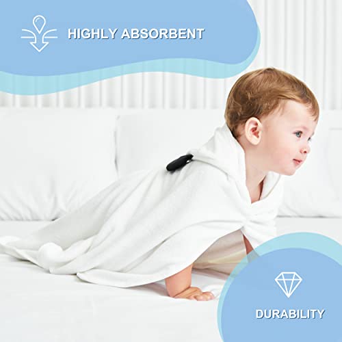 YOYOO Baby Bath Towel - Bamboo Viscose Cute Panda Hooded Towel