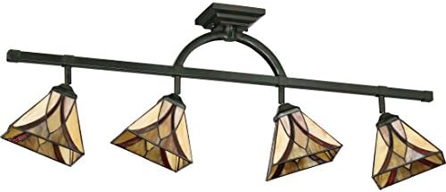 Quoizel Adjustable Track Light Kit 4 Light 400 Watts Valiant Bronze