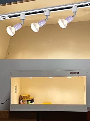 KAYYELAMP Single Circuit H Track Head Pendant Light Purple E26 Base