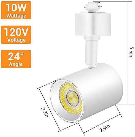 VANoopee 5-Color Dimmable LED Track Light Heads