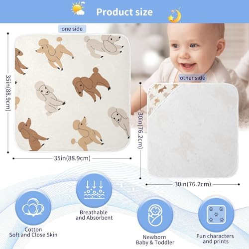 Caikeny Hooded Baby Towel 35x35 Inch