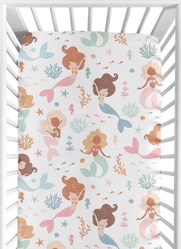 Sweet Jojo Designs Under the Sea Crib Sheet