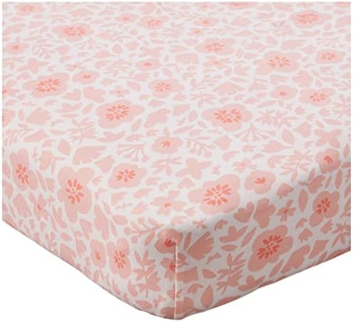 HonestBaby Organic Cotton Crib Sheet Set One Size Sketchy Stripe