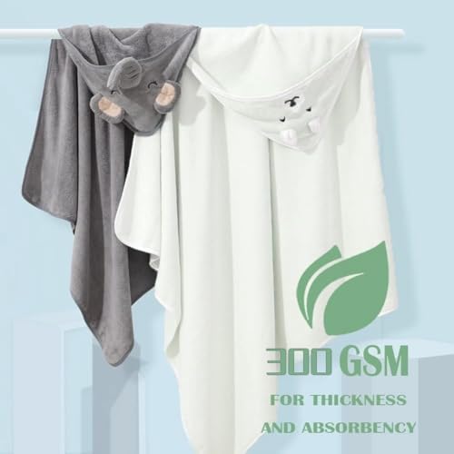 Febvao Baby Hooded Towels 31x31in Super Soft