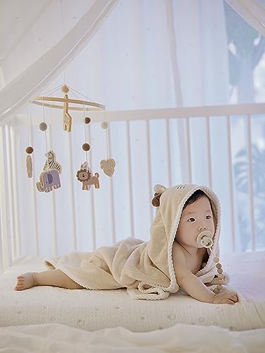 Jay Ava Plush Brown Lion Hooded Towel 315x315