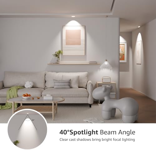 Lepro GU10 LED Bulb 50W Equivalent 55W 5000K Dimmable 40Spotlight 6 Pack