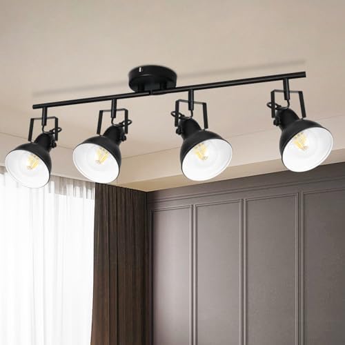 HiBay 4-Light Industrial Ceiling Track Lighting