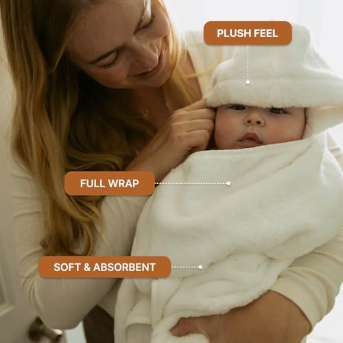 Parker Baby Co Premium 100 Soft Bath Towel with Hood