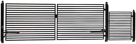 ALEKO 12 Ft Dual Swing Driveway Gate Set