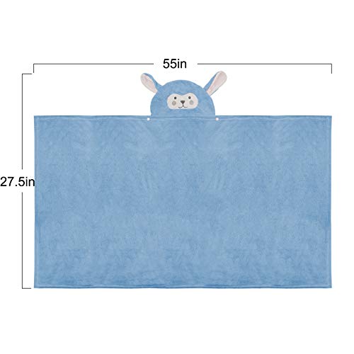 ROMASA Baby Bath Towel Hooded Ultra Soft Towel for Toddlers