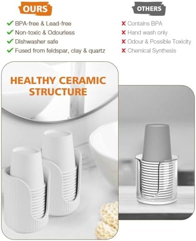 Sleek Multi-Functional Cup Dispenser for Bathroom and Kitchen