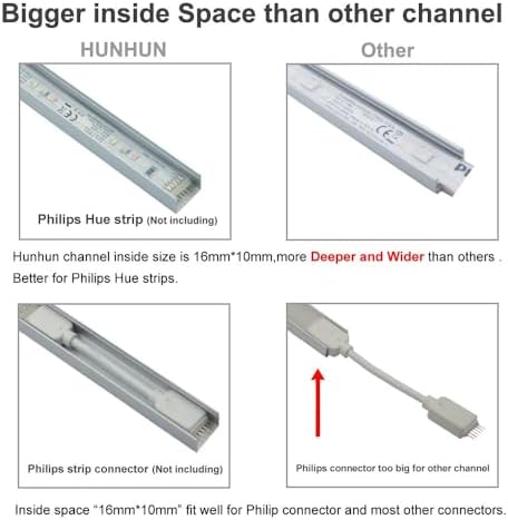 20-Pack 66ft U Shape LED Aluminum Channel System with Milky Cover 1