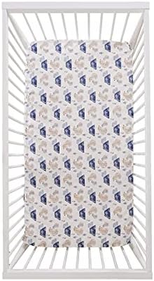 Levtex Baby Rowan Bear Crib Fitted Sheet 1