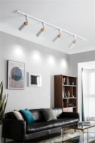 LED 2 Light Track Kit with Rotatable Heads - Grey