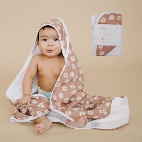 Mebie Baby Hooded Towel - Daisy Dream 334x334 Inches