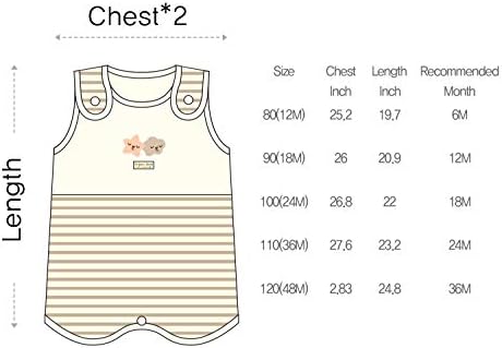 OrganicBoom 100 Organic Cotton Stripe Vest Wearable Blanket