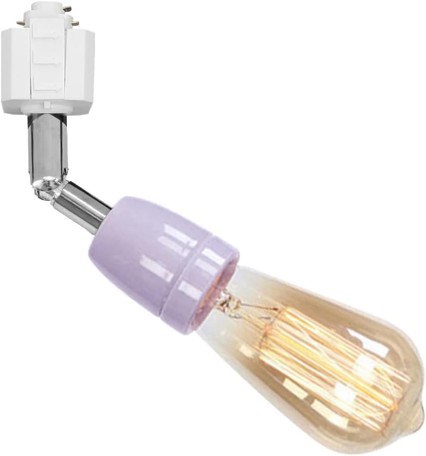 KAYYELAMP Single Circuit H Track Head Pendant Light Purple E26 Base