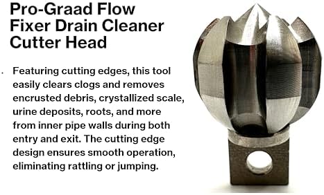 Pro-Graad 12 Flow Fixer Drain Cleaner Cutter Head 1