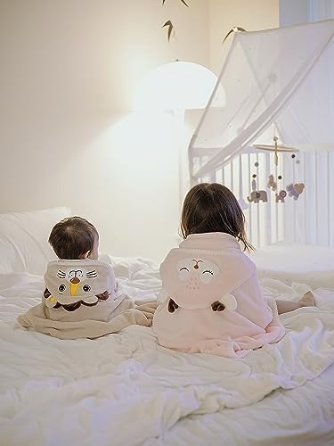 Jay Ava Plush Brown Lion Hooded Towel 315x315