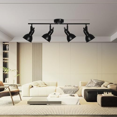 HiBay 4-Light Industrial Ceiling Track Lighting
