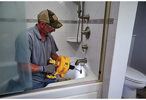 DEWALT 20V MAX XR Drain Snake Kit with LED Light