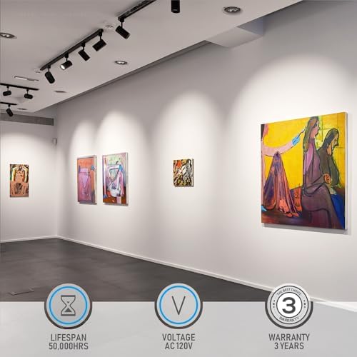 LEONLITE 175W LED Track Light Heads 36 Dimmable Pack of 4