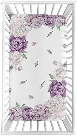 Sweet Jojo Designs Lavender Purple Crib Sheet