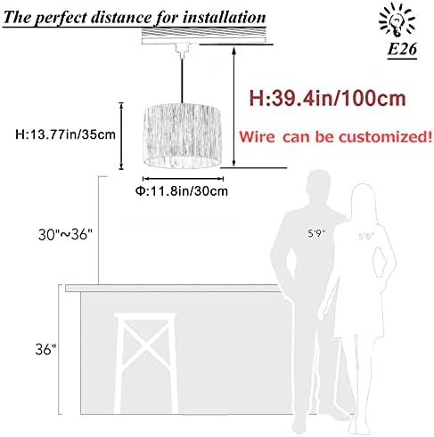 SKIVTGLAMP Dimmable J Type Pendant Light
