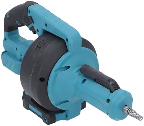 Cordless Electric Drain Auger with Adjustable Speed and Replaceable Hose