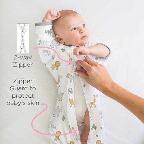 Amazing Baby Transitional Swaddle Sack - Sterling Tiny Bear 0-3 Months