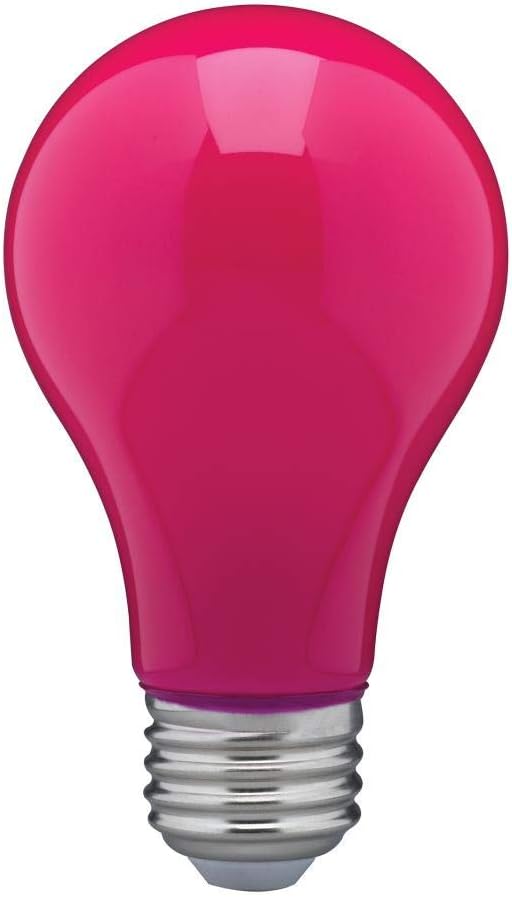 Satco S14989 Medium Light Bulb Ceramic Pink