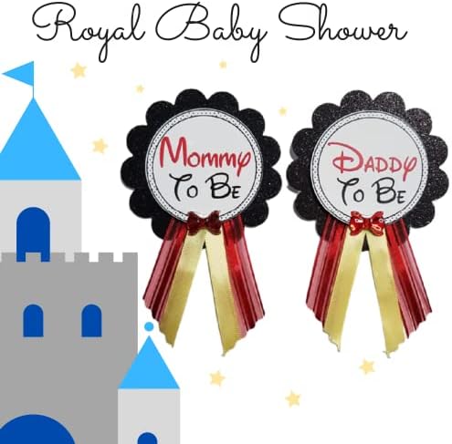 Mommy Daddy to Be Button Pins for Baby Shower