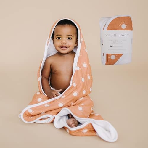 Mebie Baby Muslin Hooded Towel Sunshine Design