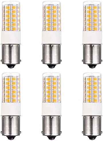 Makergroup BA15s 12V 3W LED Bulb 6000K 6pcs for Landscape Lighting