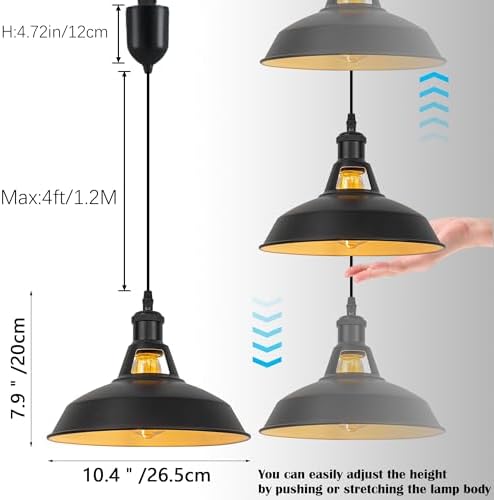 Adjustable Height Juno Track Pendant Lights Matte Black