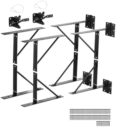 VEVOR Gate Corner Brace Bracket 2 Sets Black