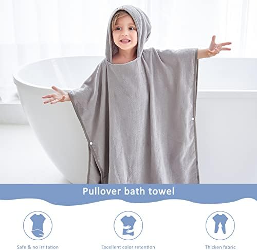 MICHLEY Hooded Baby Towel with Animal Print