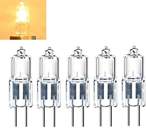 10pcs G4 Halogen Bulb 10W20W T3 JC Clear 24V Bi-Pin