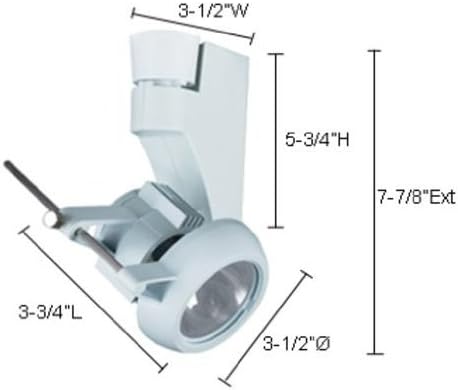 Jesco Lighting HMH270T4GUSP20W Contempo Track Light
