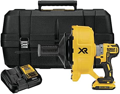 DEWALT 20V MAX XR Drain Snake Kit with LED Light