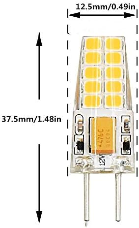 Lxcom Lighting G4 Mini LED Bulb 4 Pack 25W 3000K Warm White