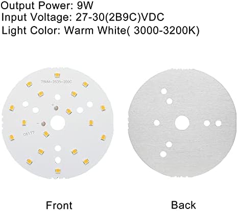 MECCANIXITY 9W COB LED Light Chip 4Pcs Warm White