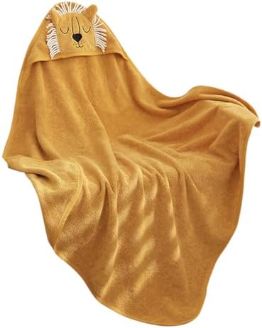 Comfy Hooded Towel for Kids - Custom Personalized Embroidered Blanket Hoodie