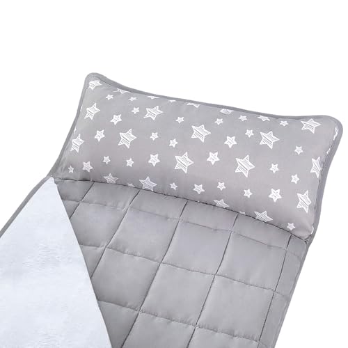 Moonsea Toddler Nap Mat with Pillow and Blanket