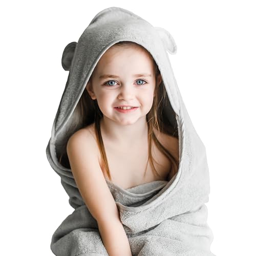 Natemia Premium Hooded Baby Bath Towel - Organic Cotton Soft Luxurious
