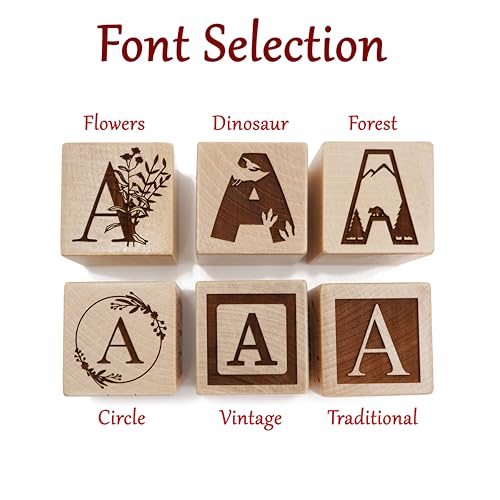 Personalized Baby Name Blocks for Girls or Boys