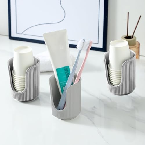 Sleek Multi-Functional Cup Dispenser for Bathroom and Kitchen