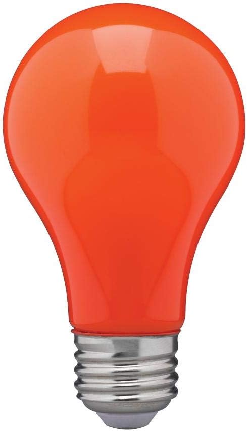 Satco S14988 Medium Light Bulb Bronze Dark Finish Ceramic Orange
