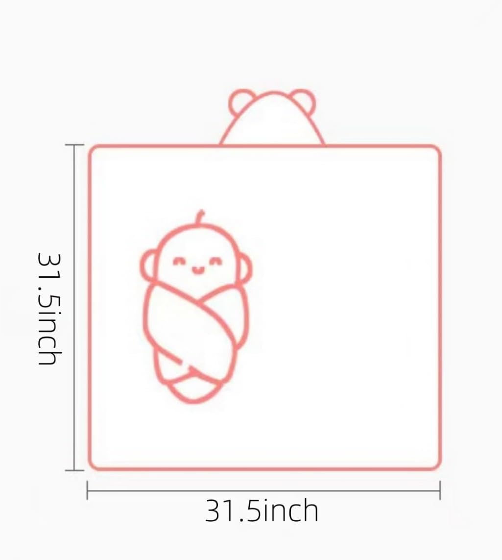 Weikap 2 Pack Cartoon Baby Bath Towels with Animal Design 1