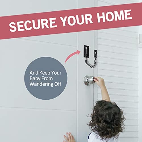 JD Jack NDrill Chain Door Guard with Lock 2 Pack